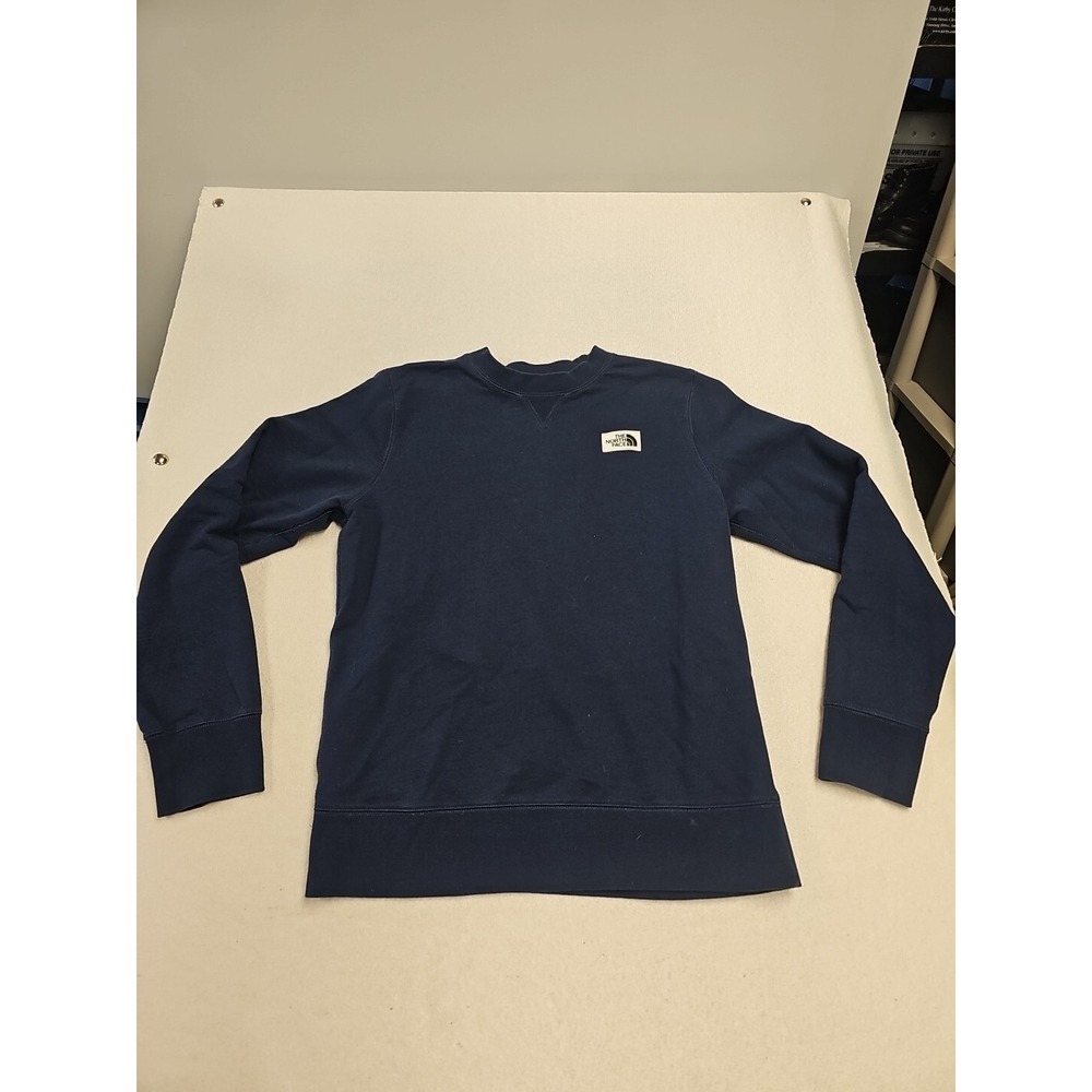 The North Face Womens M Blue Heritage Patchβ Crew Sweatshirt
